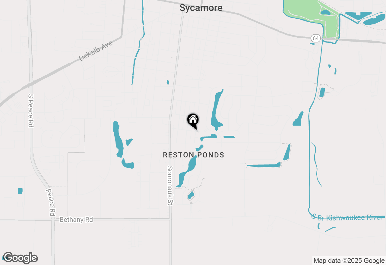 Map of 126 E Kerr Street, Sycamore, IL 60178