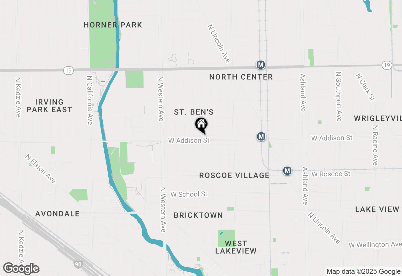 Map of 2150 W Addison Street #1, Chicago, IL 60618
