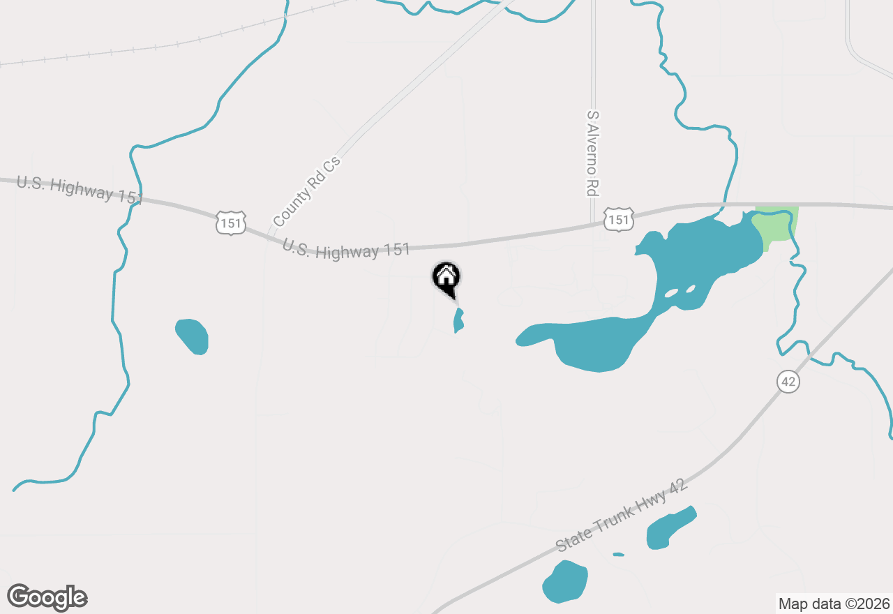 Map of 2345 Silveridge Dr, Manitowoc, WI 54220
