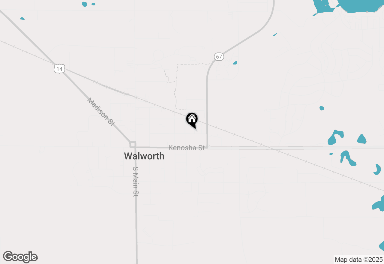 Map of 528 High St, Walworth, WI 53184