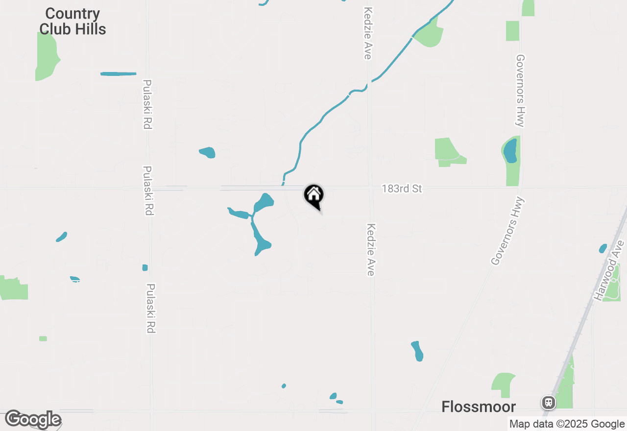 Map of 18423 Stonecreek Drive, Hazel Crest, IL 60429