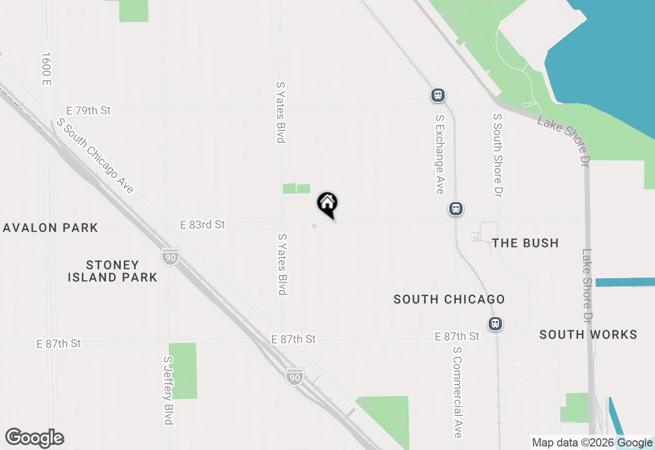 Map of 2533 E 83rd Street, Chicago, IL 60617