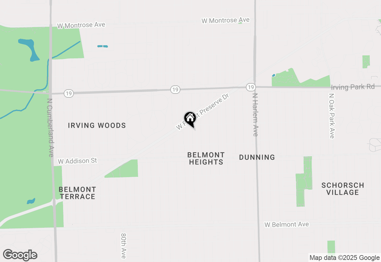 Map of 3751 N Oriole Avenue, Chicago, IL 60634