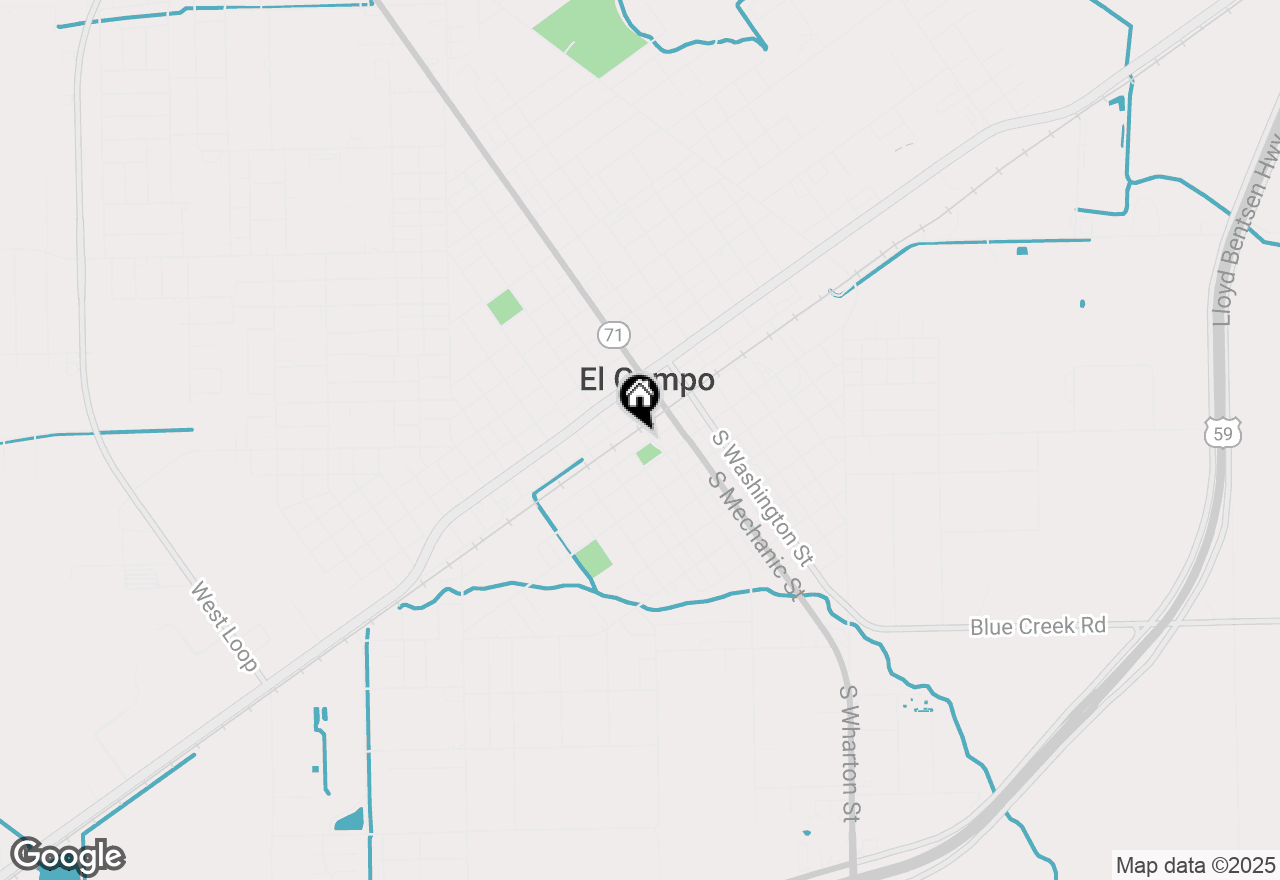 Map of 210 W Railroad, El Campo, TX 77437