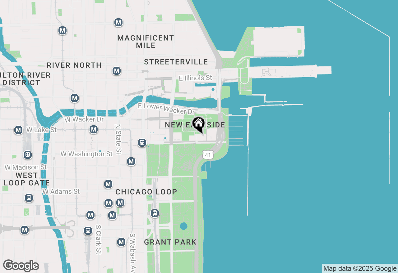 Map of 400 E Randolph Street #2410, Chicago, IL 60601