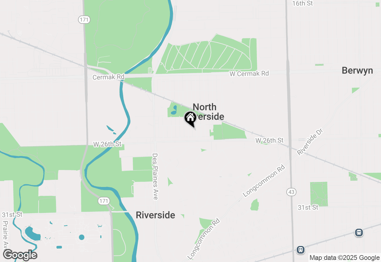 Map of 2513 Westover Avenue, North Riverside, IL 60546