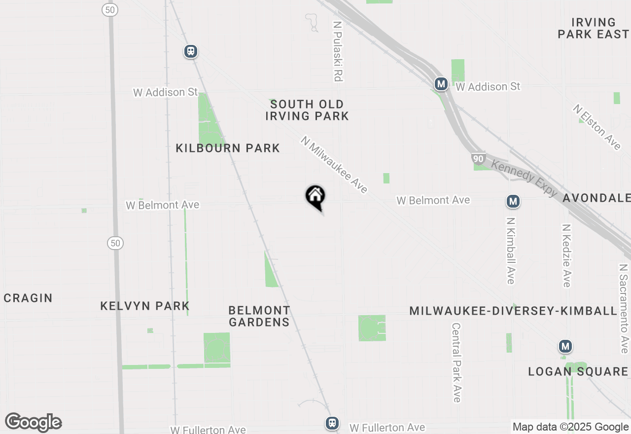 Map of 3127 N Karlov Avenue, Chicago, IL 60641