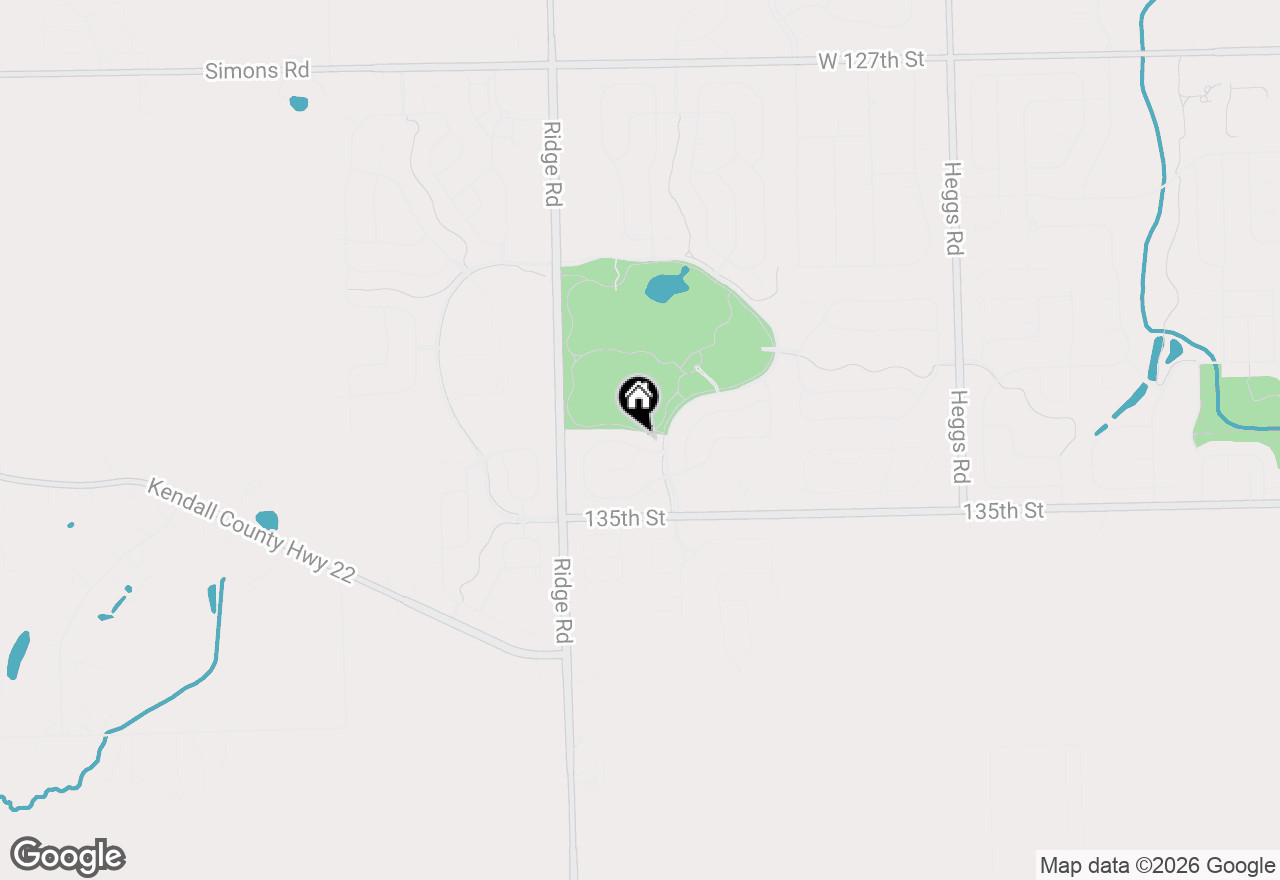 Map of 26612 Lindengate Circle, Plainfield, IL 60585