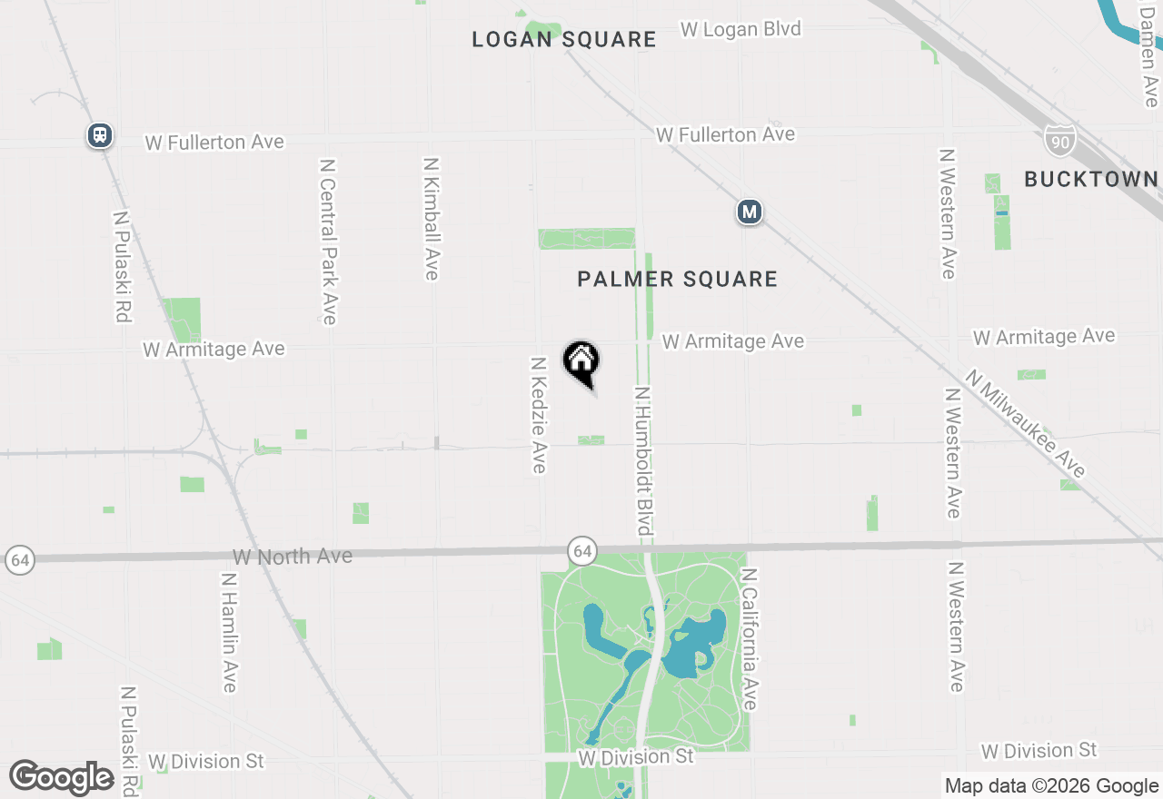 Map of 1859 N Albany Avenue, Chicago, IL 60647