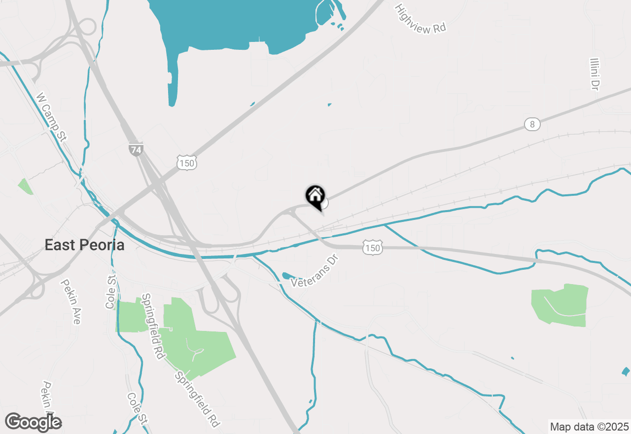 Map of 110 E Sheen Avenue, East Peoria, IL 61611