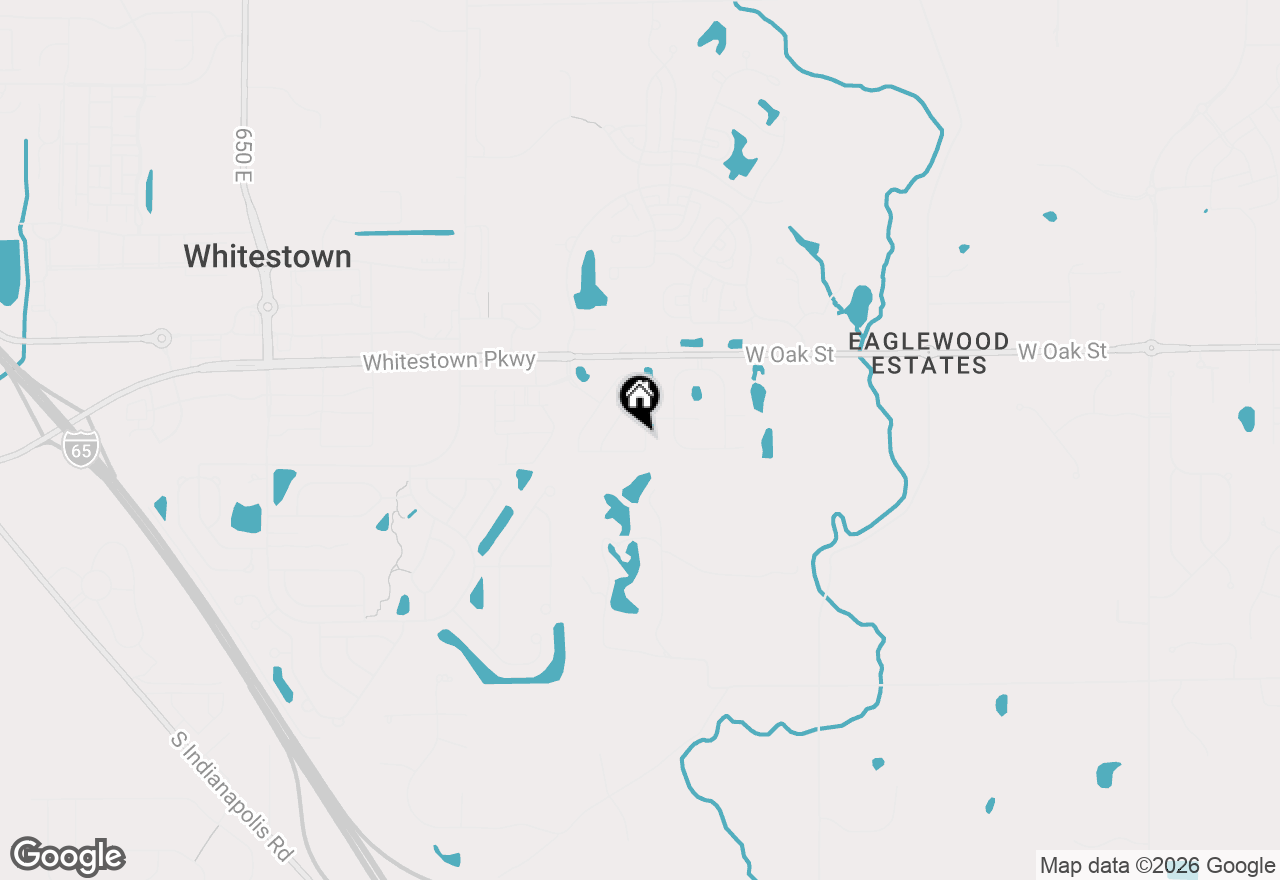 Map of 6412 Silver Maple Way, Zionsville, IN 46077
