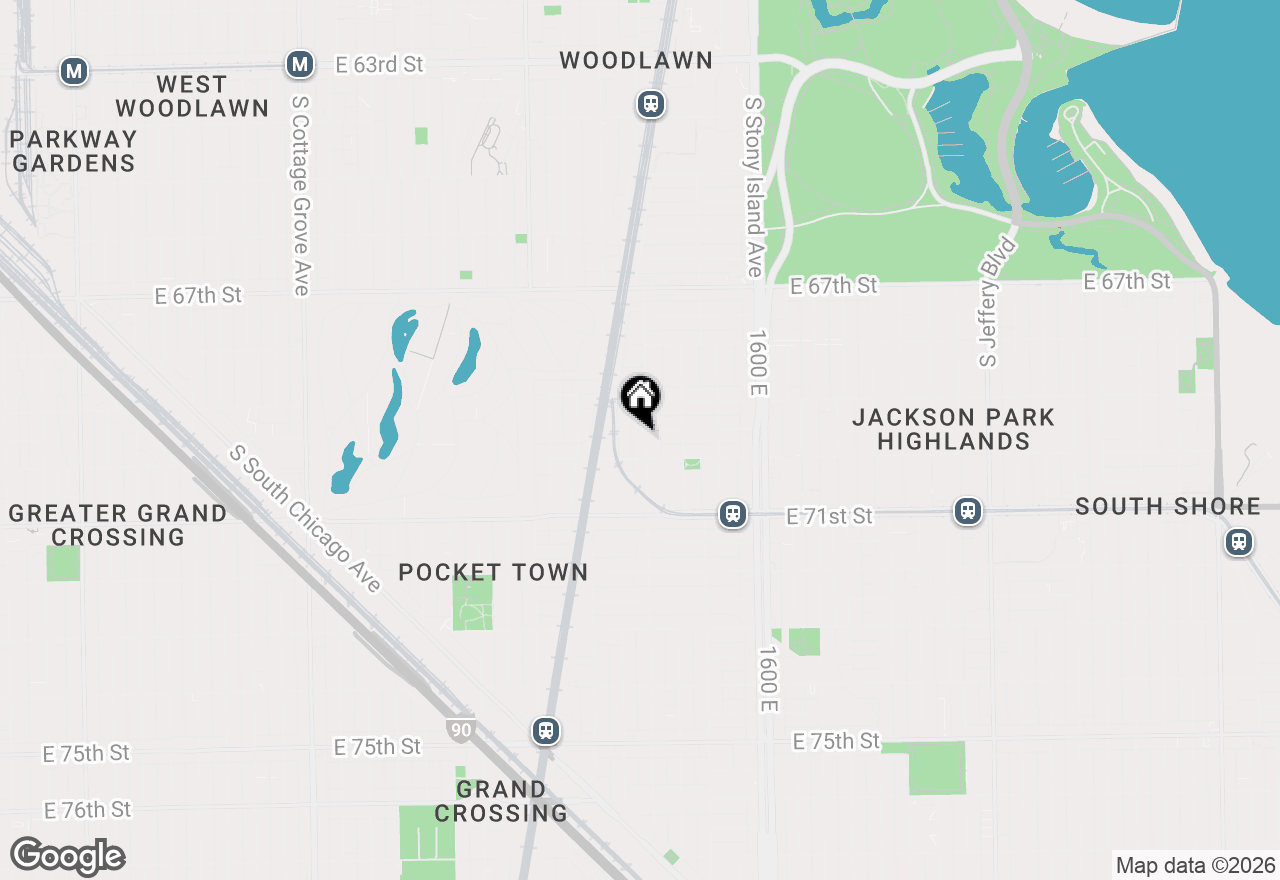 Map of 6948 S Dorchester Avenue, Chicago, IL 60637