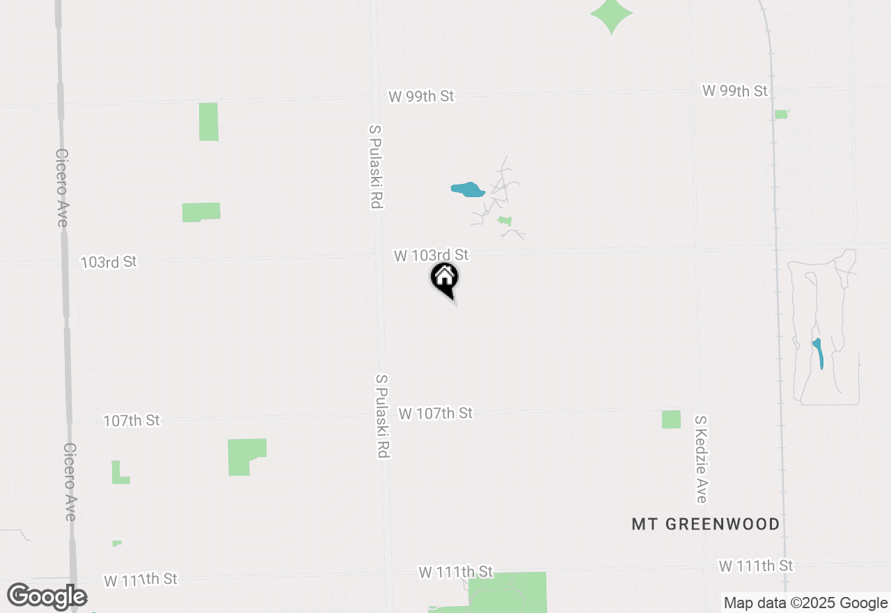 Map of 10419 S Avers Avenue, Chicago, IL 60655