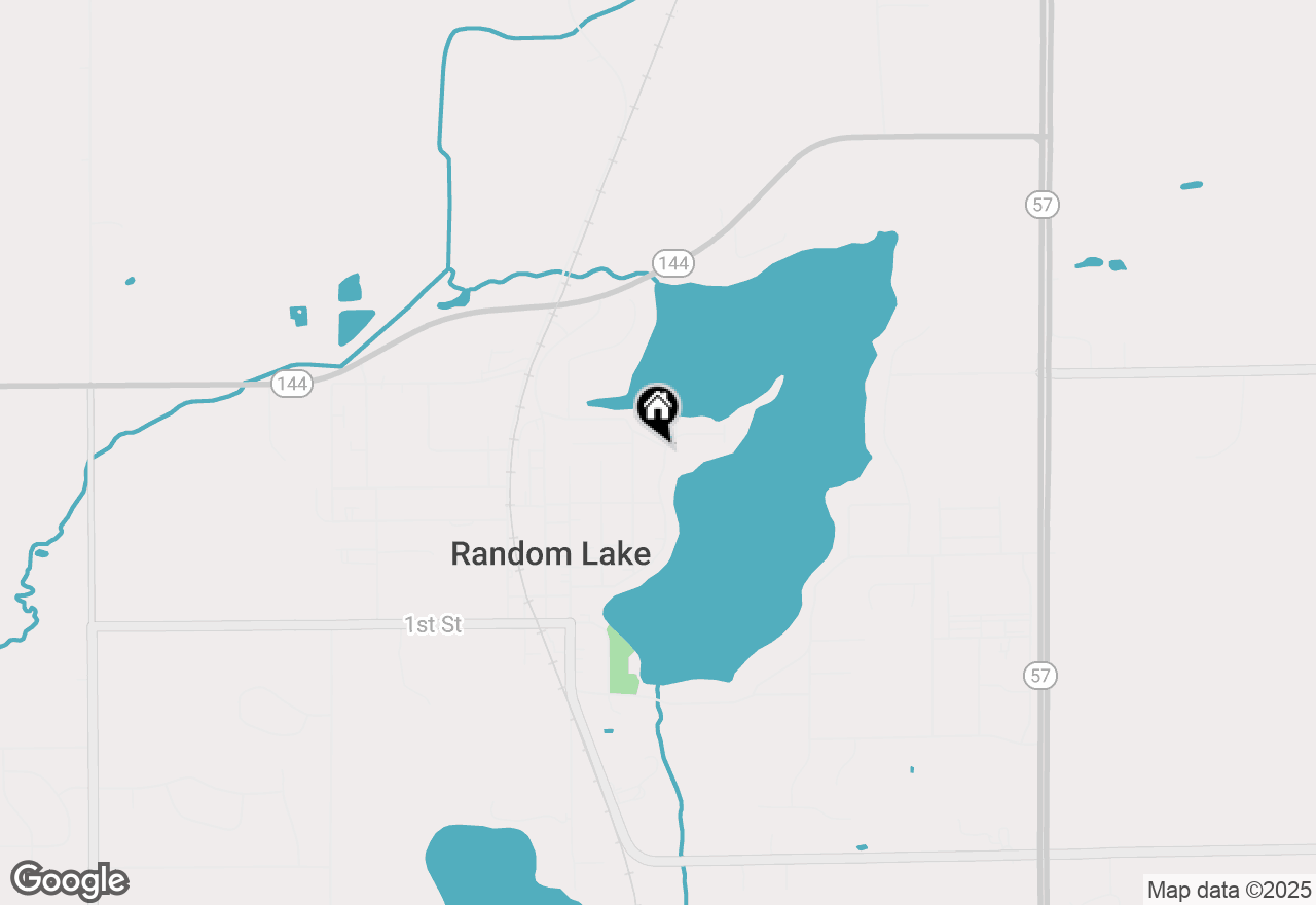 Map of 200 W Lake Dr, Random Lake, WI 53075
