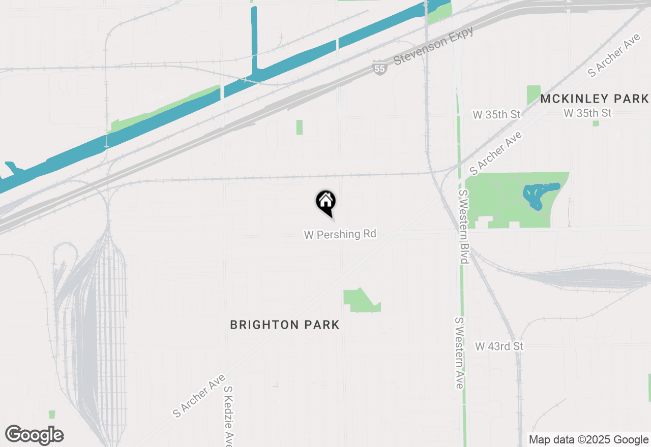 Map of 2835 W 38th Place, Chicago, IL 60632