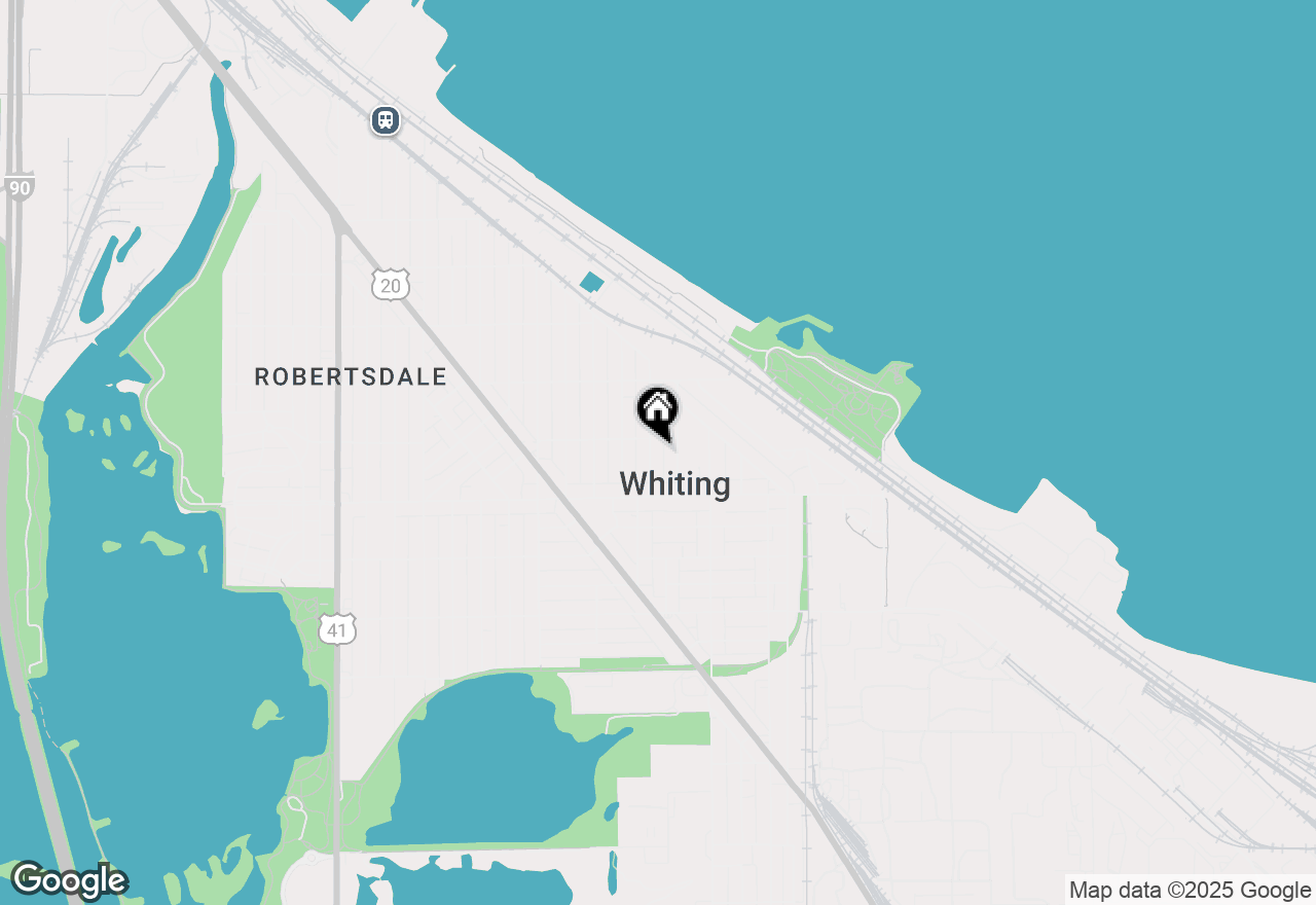 Map of 1813 Sheridan Avenue, Whiting, IN 46394