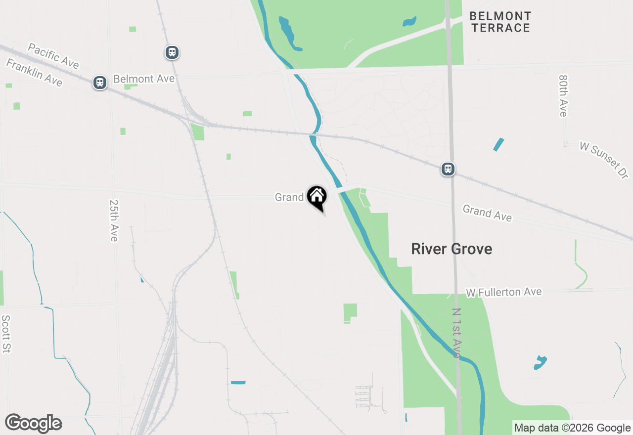 Map of 2633 Rhodes Avenue, River Grove, IL 60171