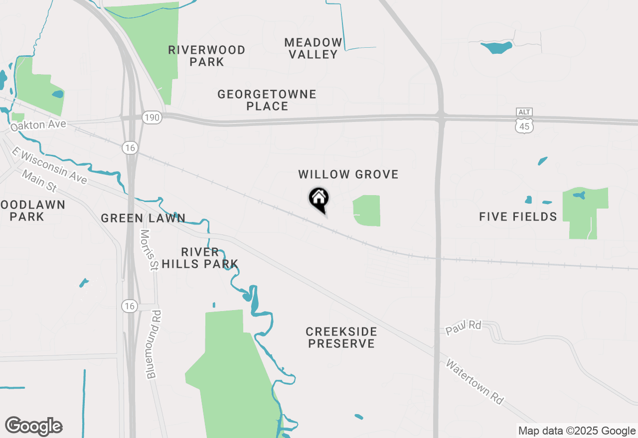 Map of 1130 Oxbow Ct, Pewaukee, WI 53072