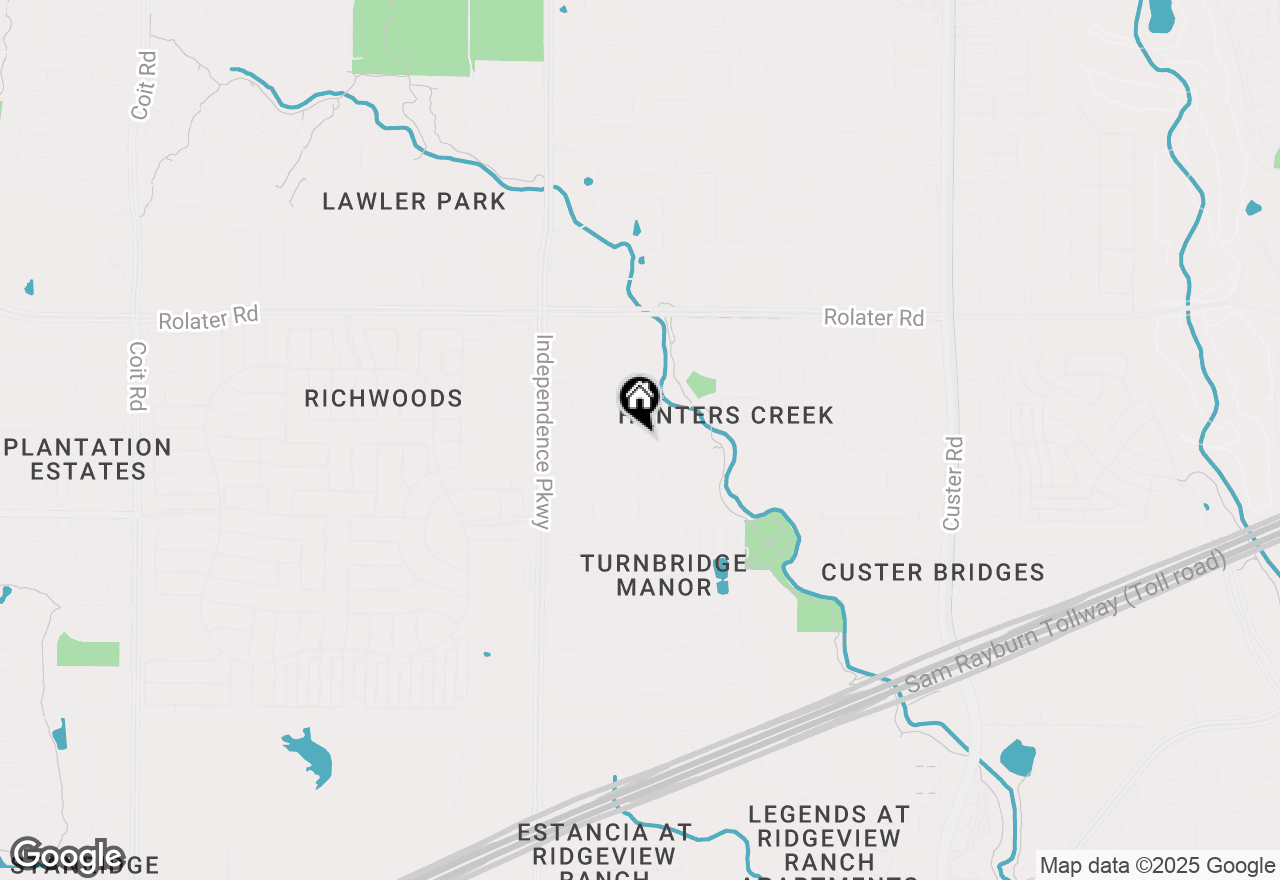 Map of 14881 Holly Leaf Drive, Frisco, TX 75035