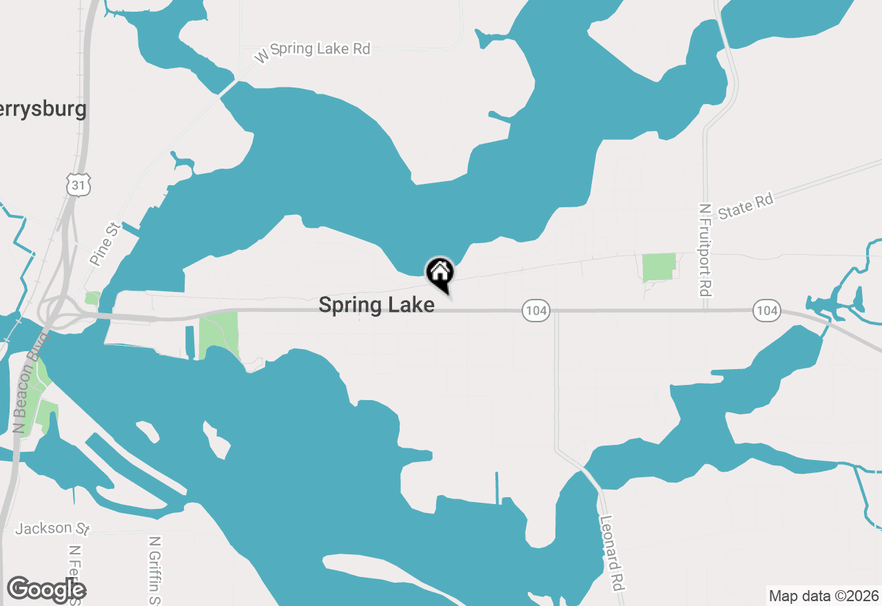 Map of 303 E Savidge Street, Spring Lake, MI 49456