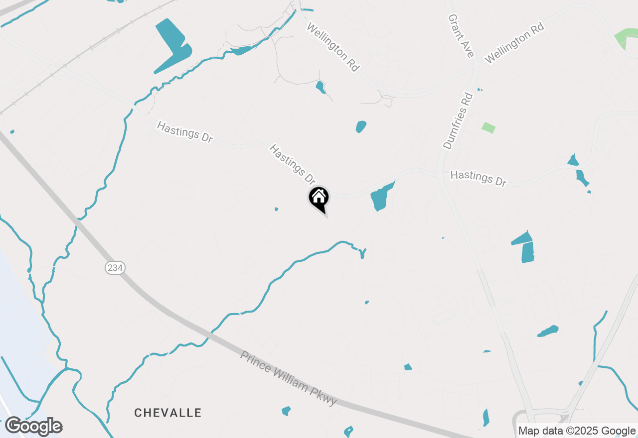 Map of 9564 Basilwood Drive, Manassas, VA 20110