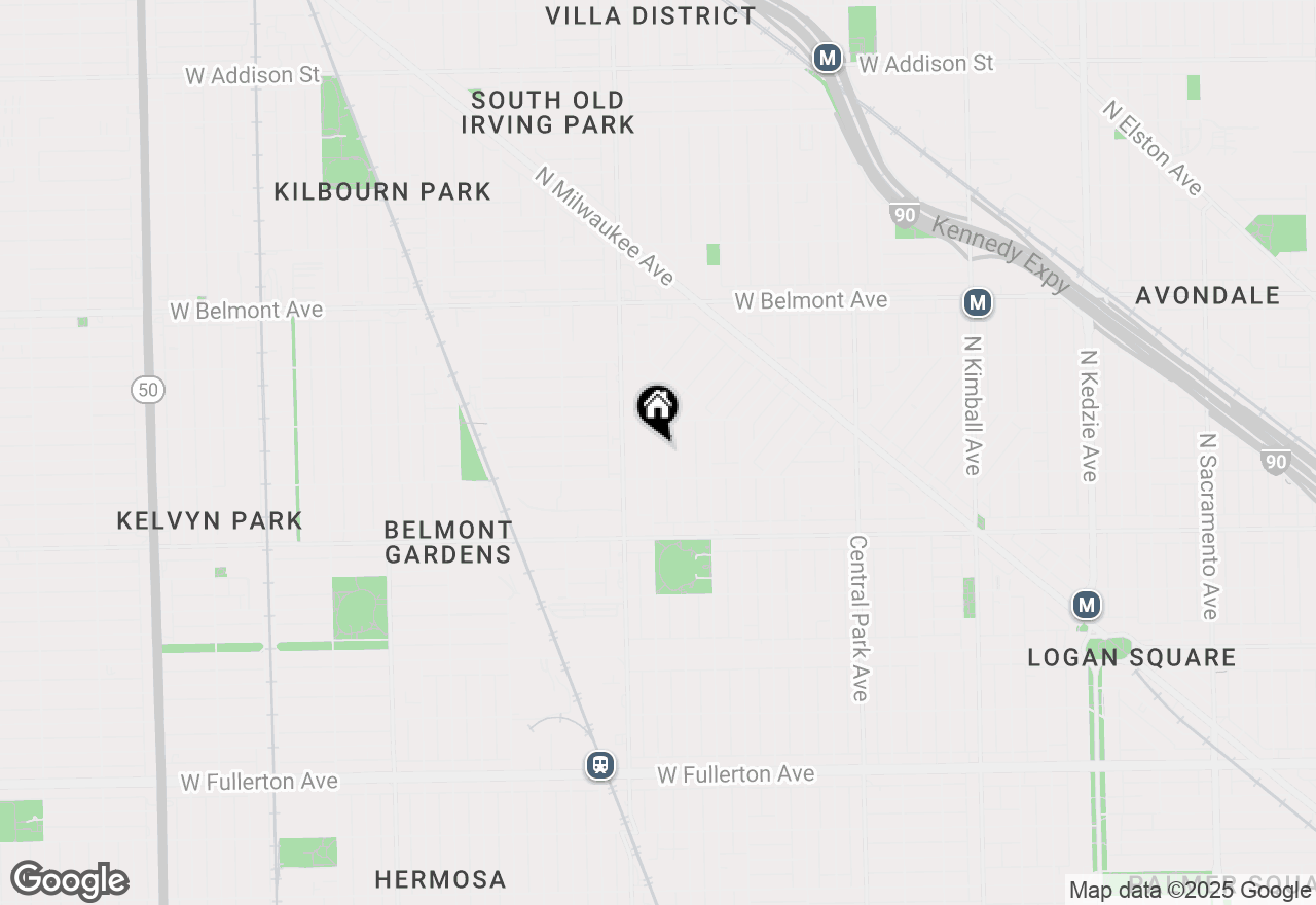 Map of 2929 N Harding Avenue, Chicago, IL 60618