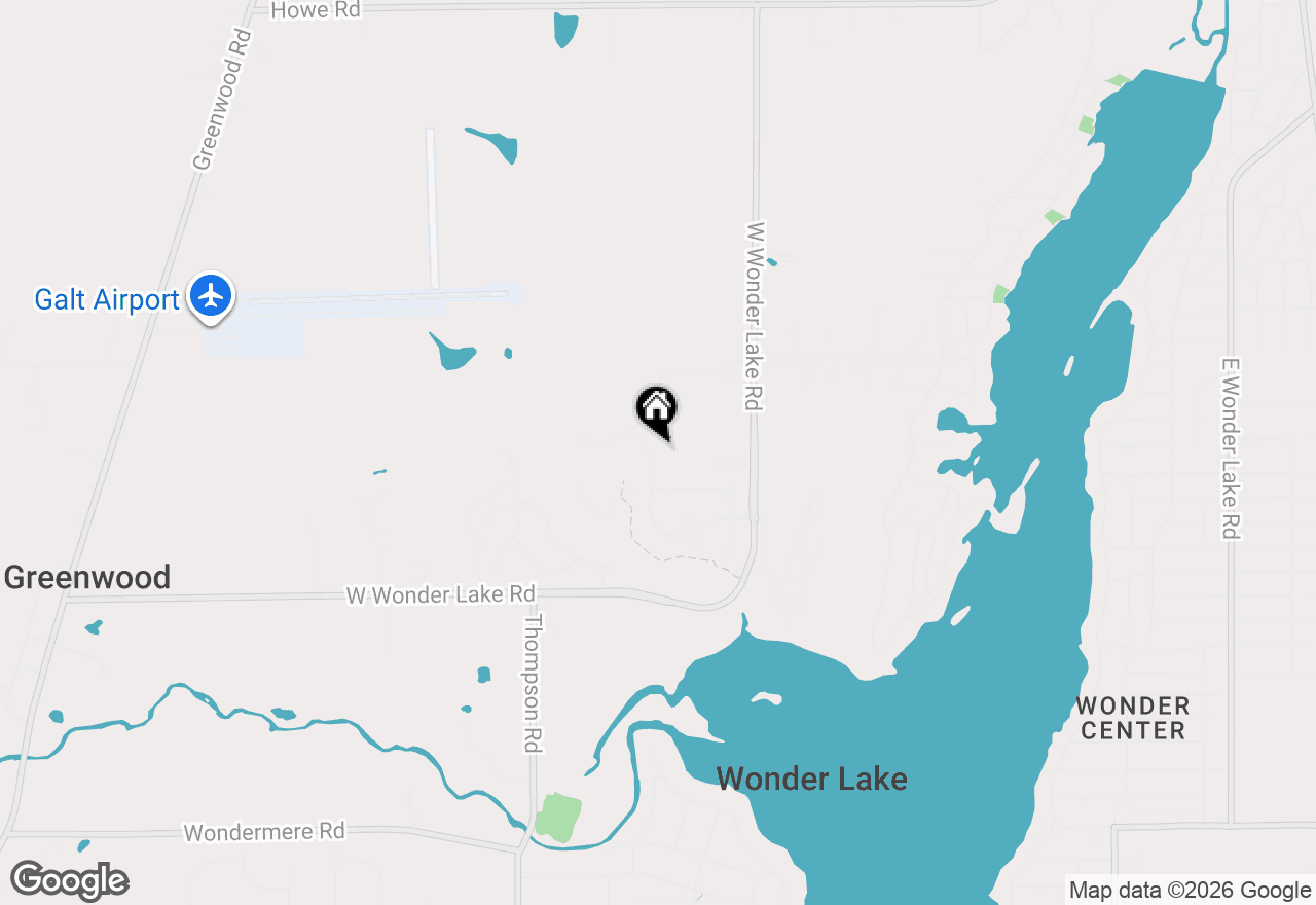 Map of 4808 Stillwater Road, Wonder Lake, IL 60097