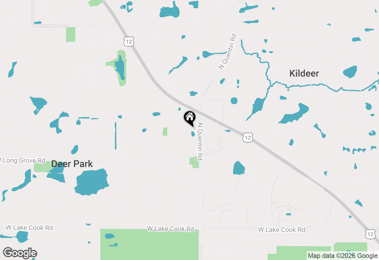 Map of 22075 W Casa Bella View, Kildeer, IL 60047