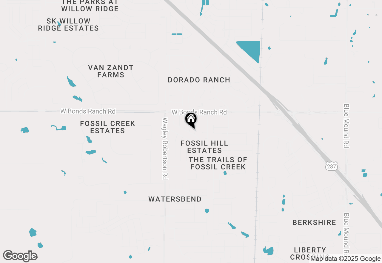 Map of 10500 Ashmore Drive, Fort Worth, TX 76131