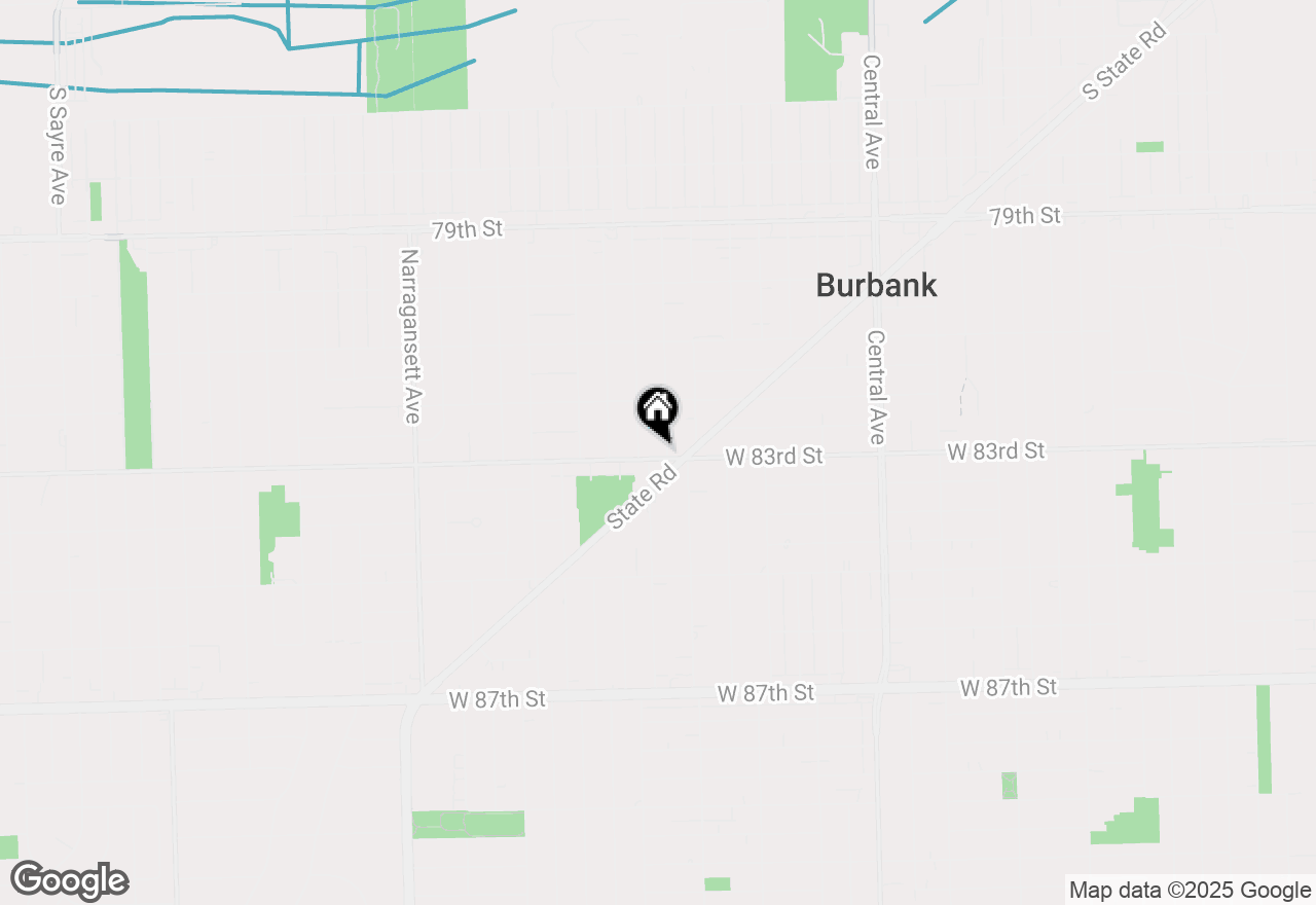 Map of 8258 Mason Avenue, Burbank, IL 60459
