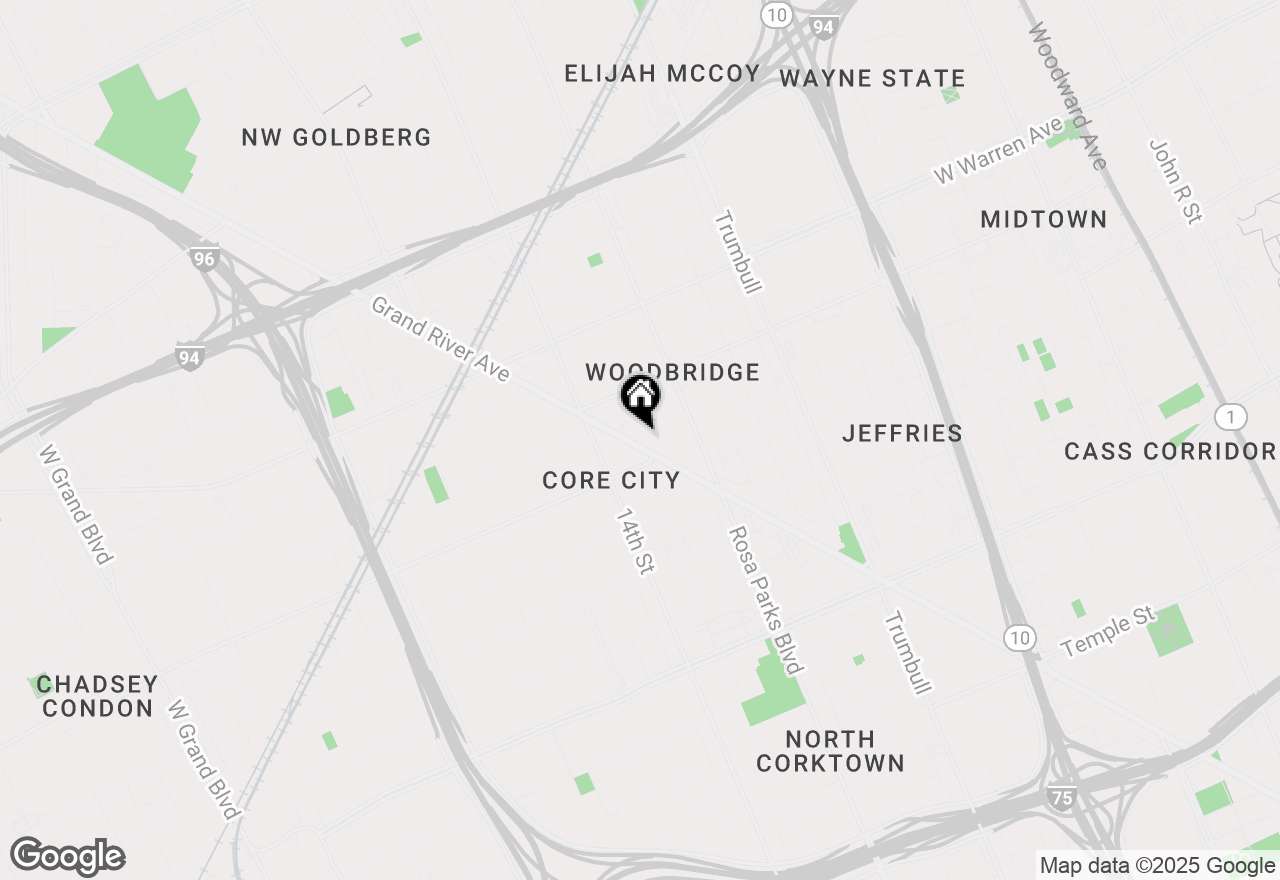 Map of 4438 Grand River Avenue, Detroit, MI 48208