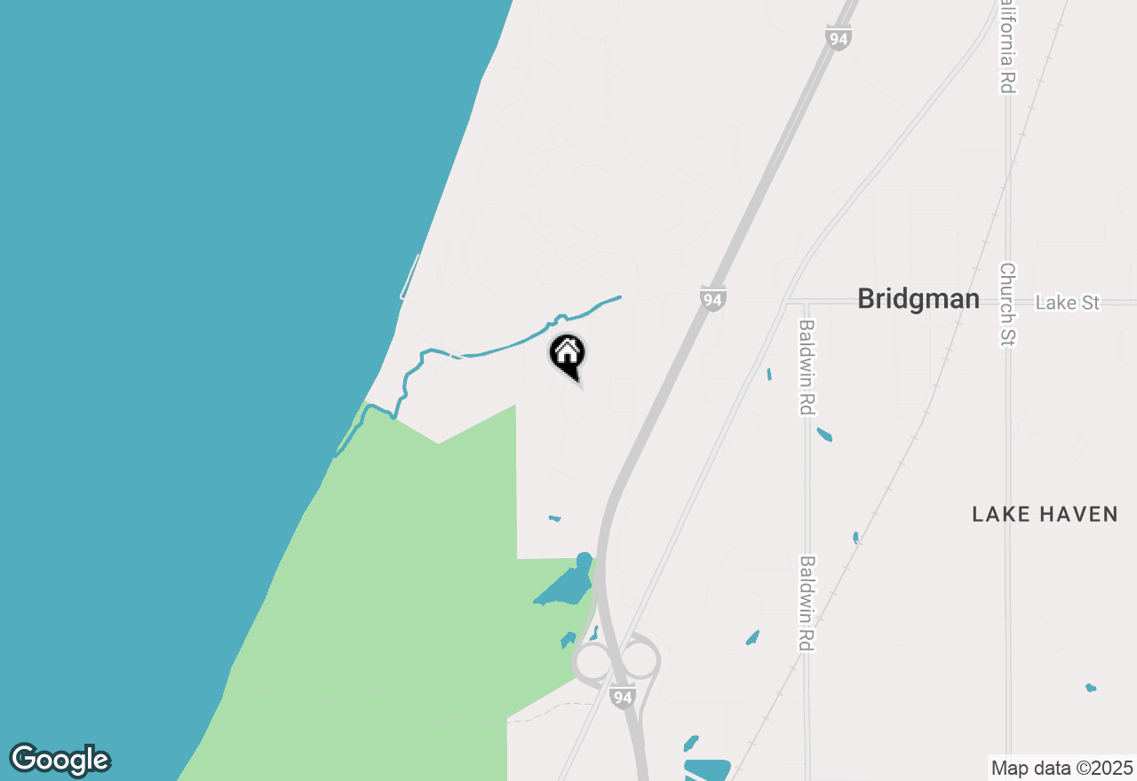 Map of 9813 Weko Drive, Bridgman, MI 49106