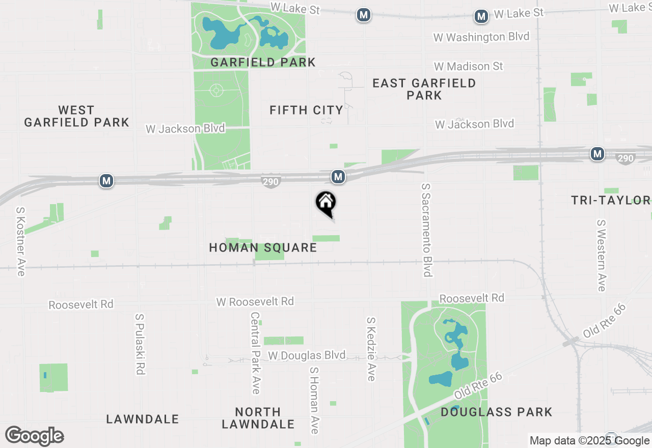 Map of 3328 W Polk Street #A, Chicago, IL 60624