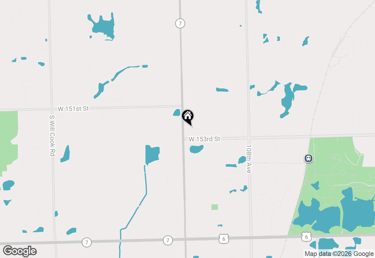 Map of 11167 Lizmore Lane, Orland Park, IL 60467