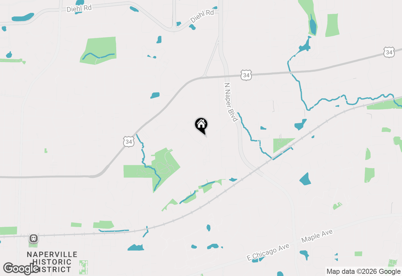 Map of 1111 Samstag Court, Naperville, IL 60563