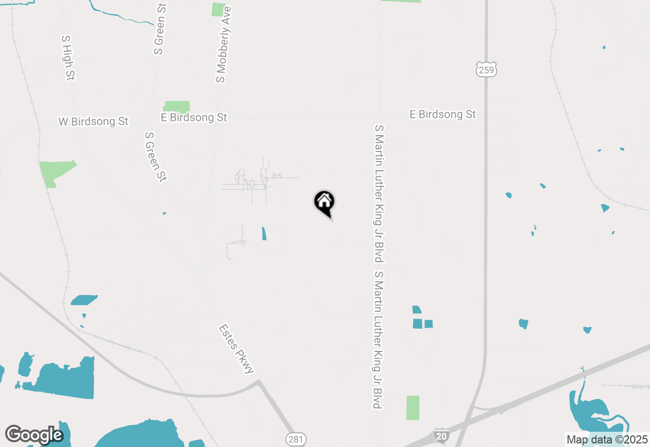 Map of 2513 S 13th Street, Longview, TX 75602