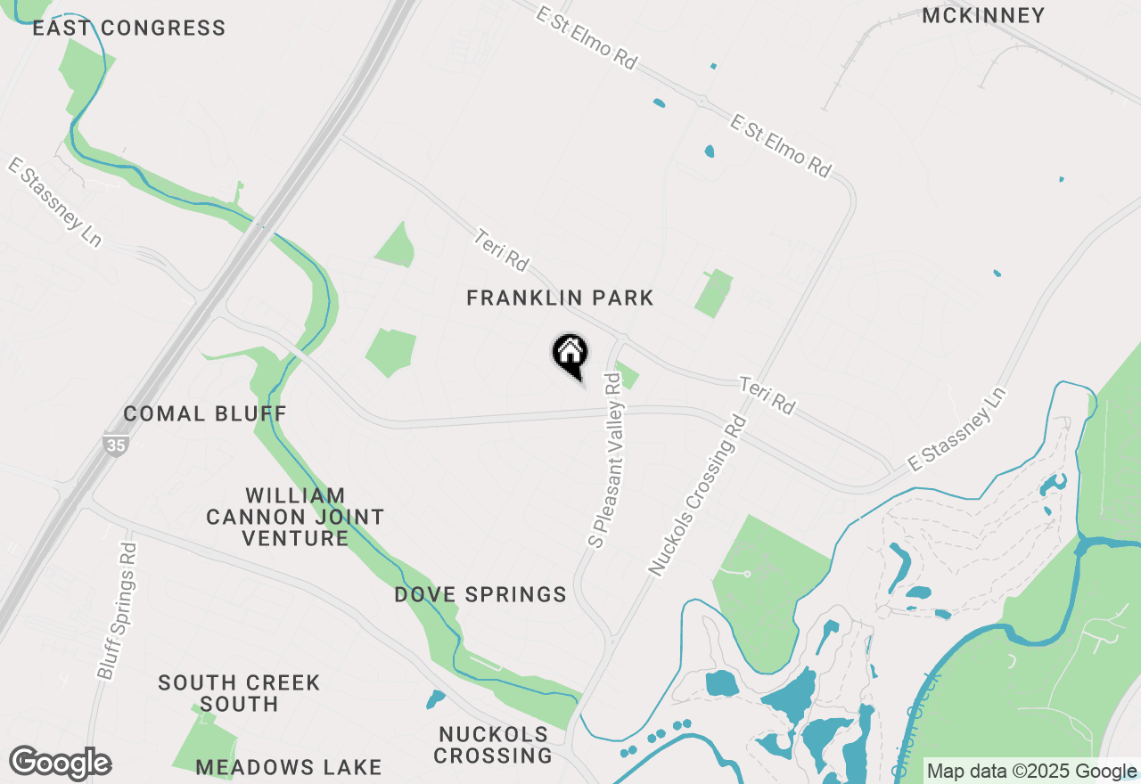 Map of 2526 Chaparral Trail, Austin, TX 78744