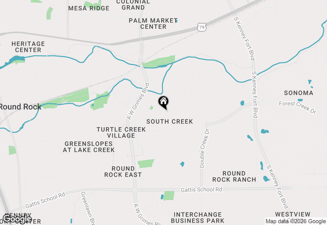 Map of 433 Maple Run Dr, Round Rock, TX 78664