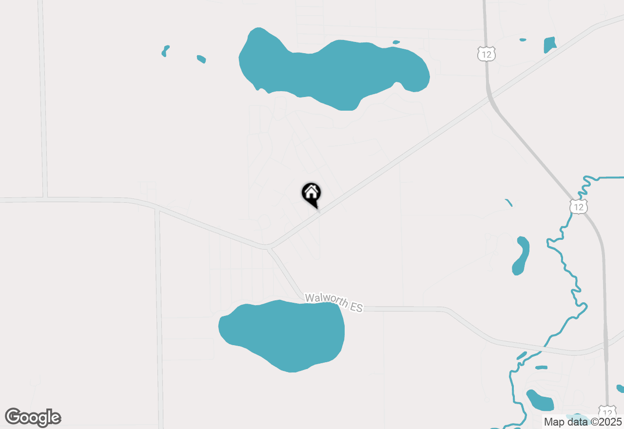 Map of W5438 County Road A, Elkhorn, WI 53121