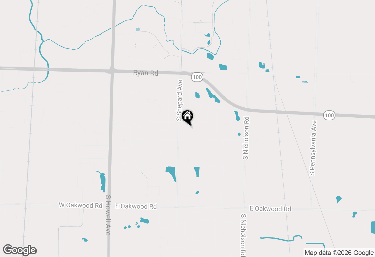 Map of Lt4 E Estates Pl, Oak Creek, WI 53154