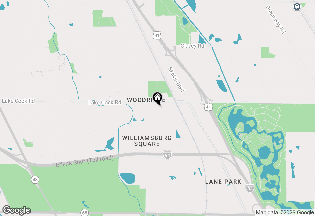 Map of 1125 Lake Cook Road #505E, Northbrook, IL 60062