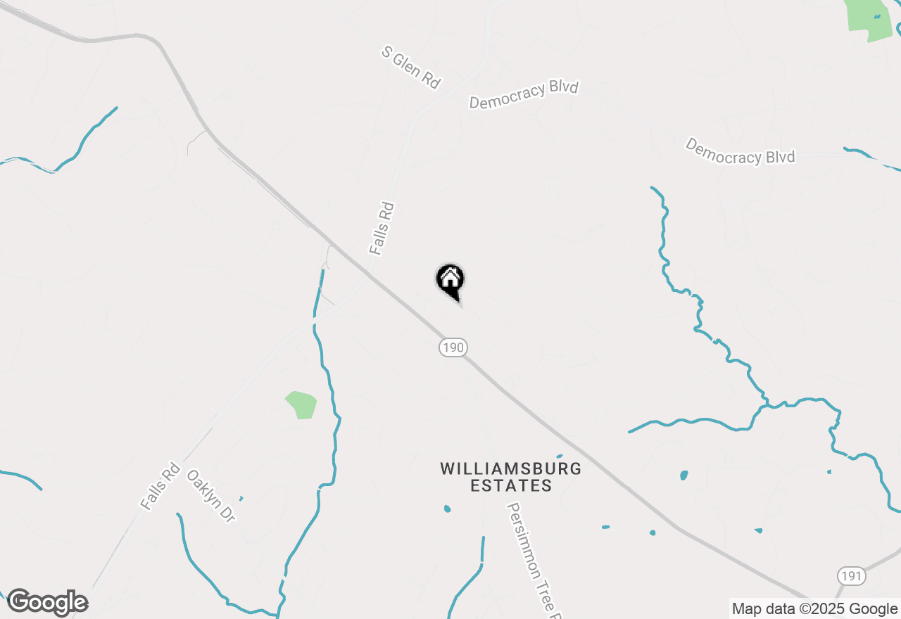 Map of 9809 Tibron Court, Potomac, MD 20854