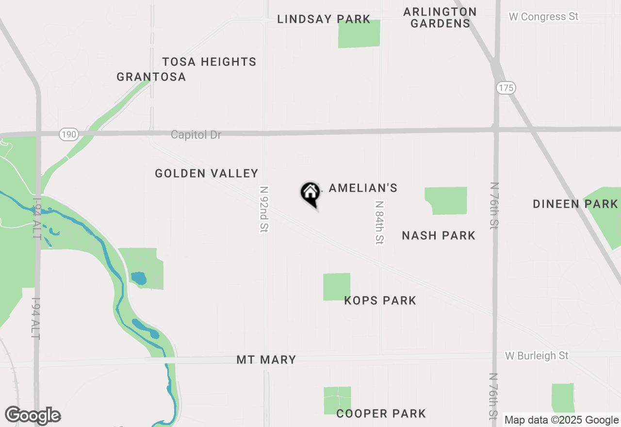 Map of 3635 N Tucker Pl #210, Milwaukee, WI 53222