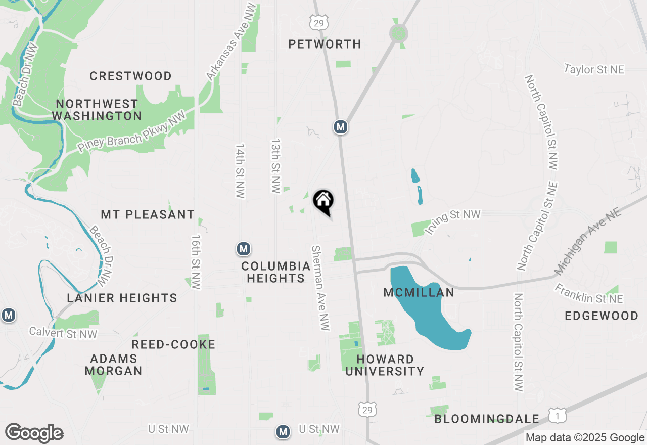 Map of 776 Lamont Street Nw, Washington, DC 20010