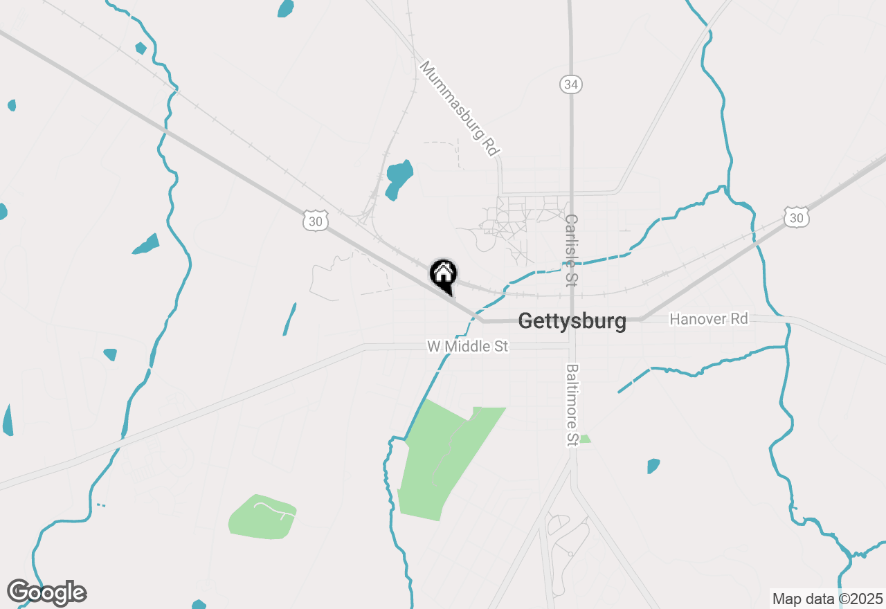 Map of 100 Buford Avenue, Gettysburg, PA 17325