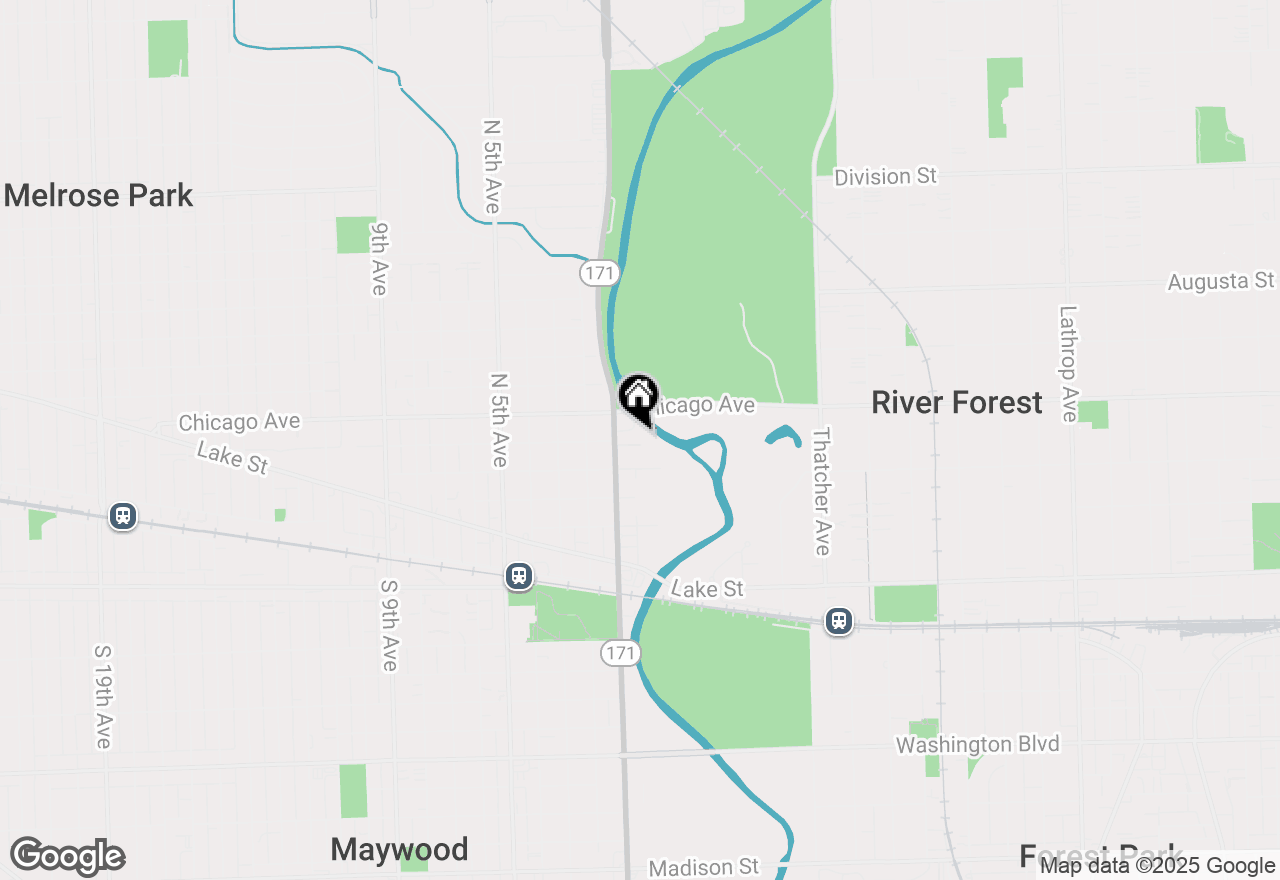 Map of 601 N 1st Avenue, Maywood, IL 60153