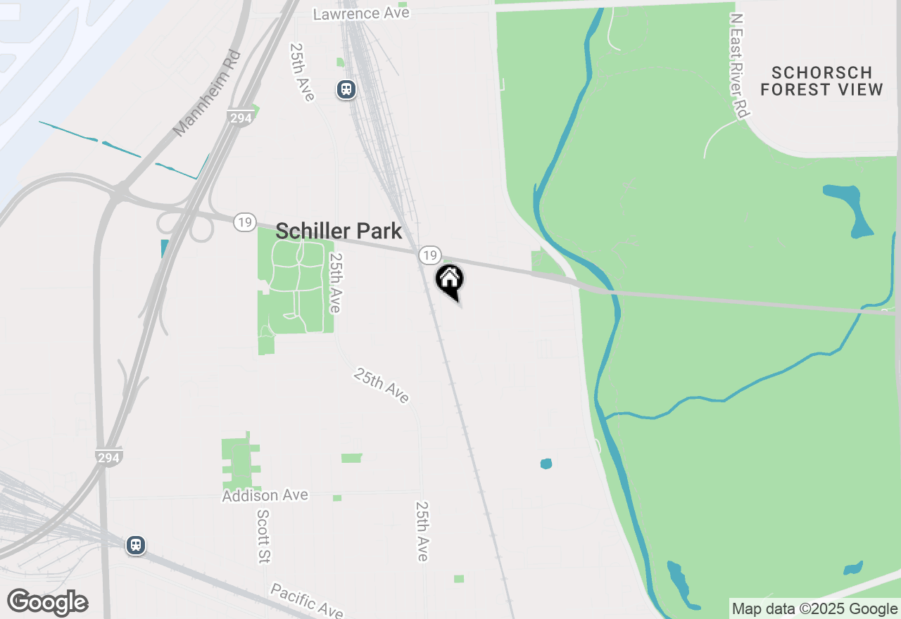 Map of 4032 Wesley Terrace, Schiller Park, IL 60176