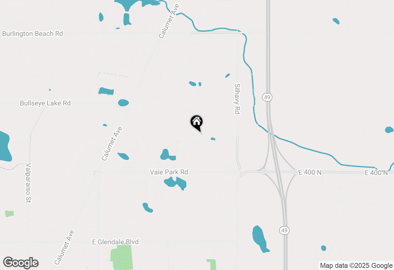 Map of 2302 Chandana Trail, Valparaiso, IN 46383