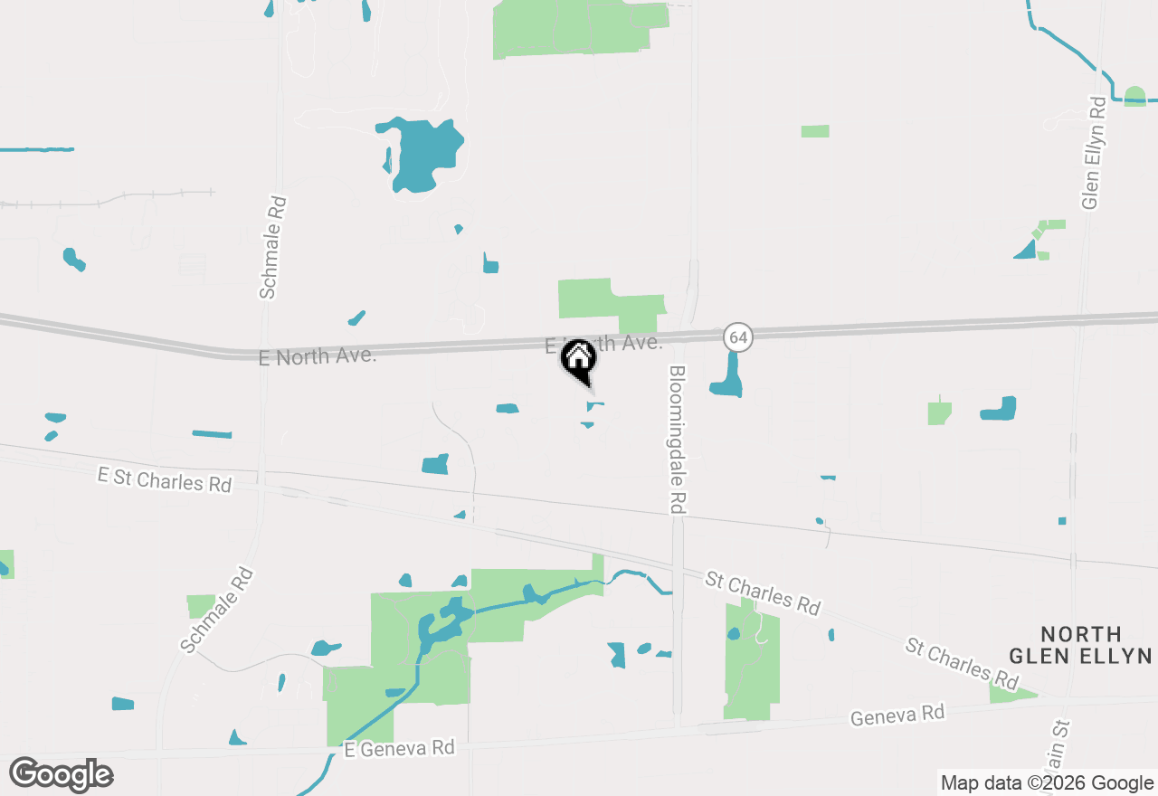 Map of 1149 Harbor Court #1149, Glendale Heights, IL 60139