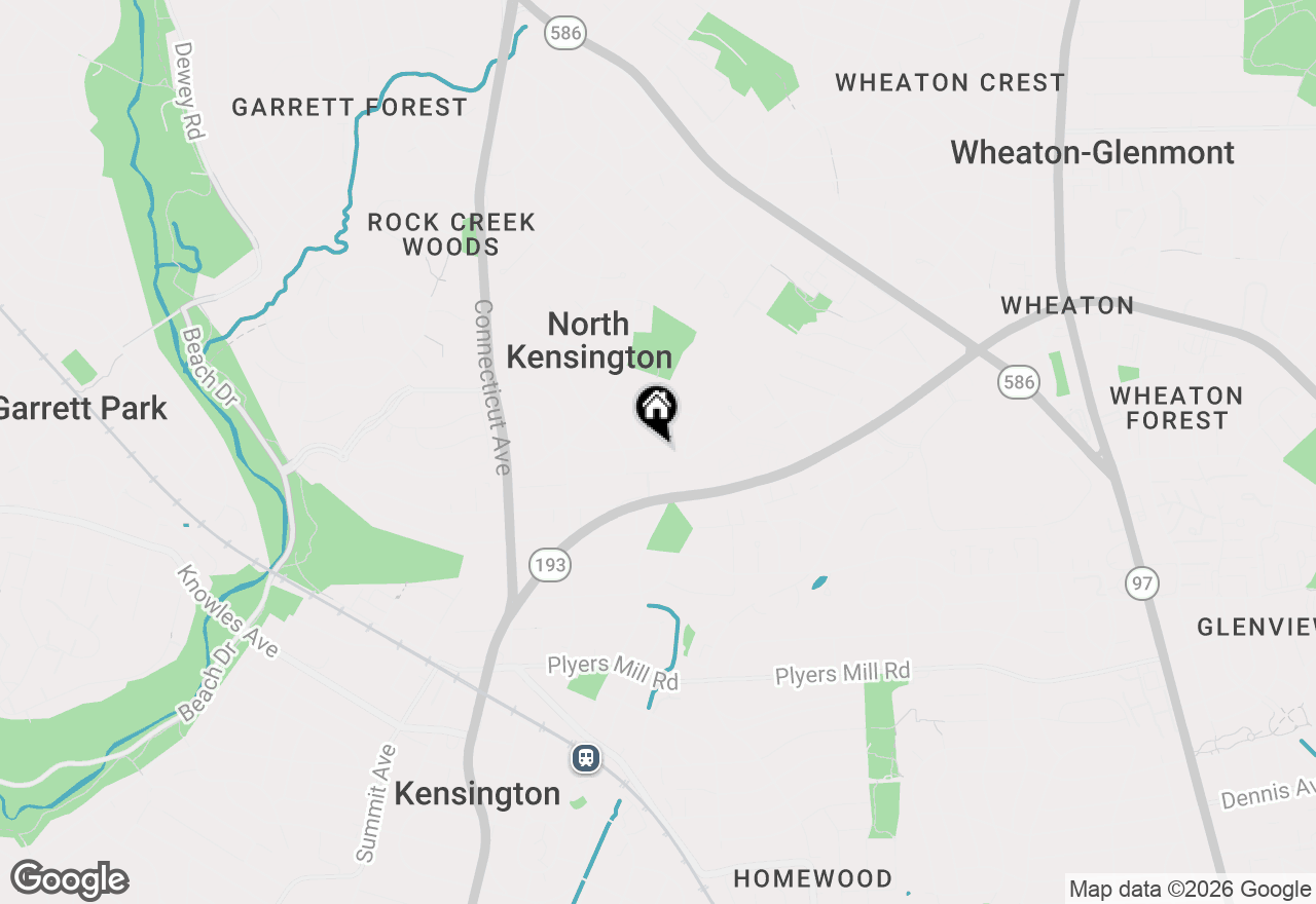 Map of 3410 Anderson Road, Kensington, MD 20895